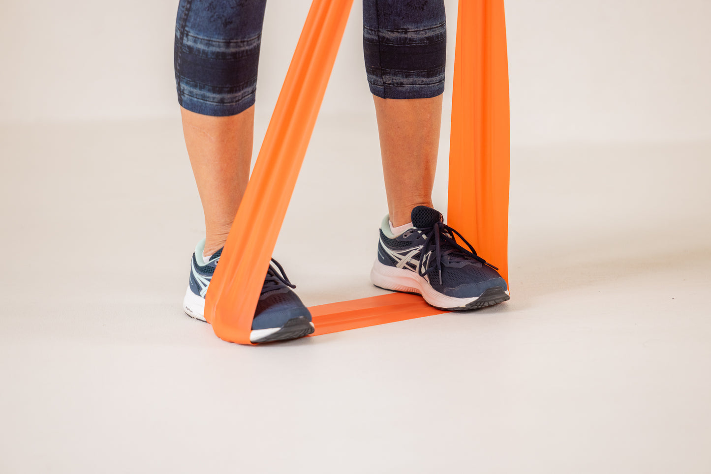 Older Woman using Resistance Bands