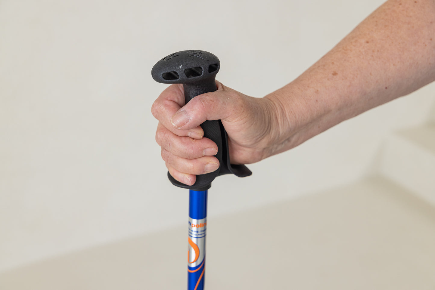 Hand Gripping Urban Pole