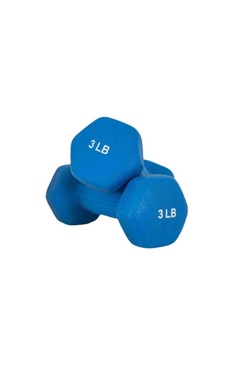 3 pound hand weight blue